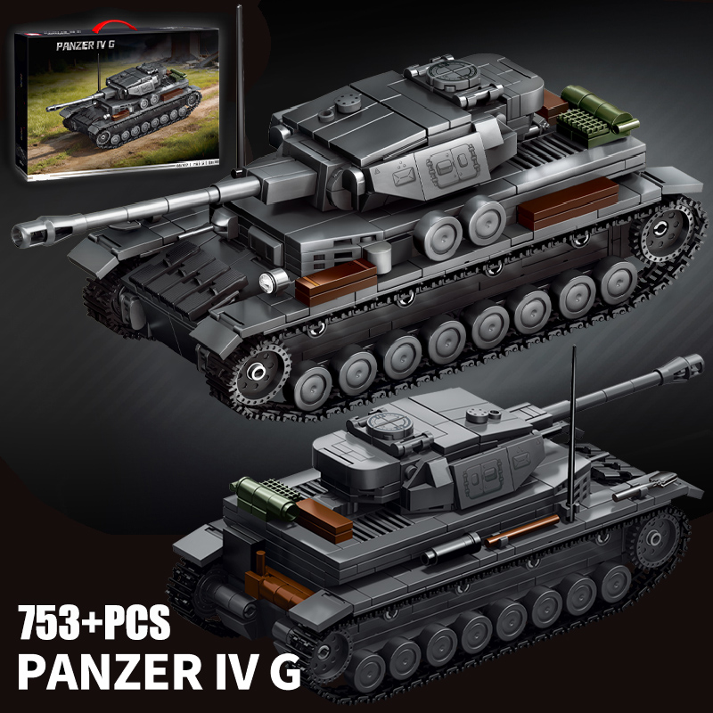 Militaire 1/35 schaal Panzerka - Lego Compatible Military Tank recensie en prijs