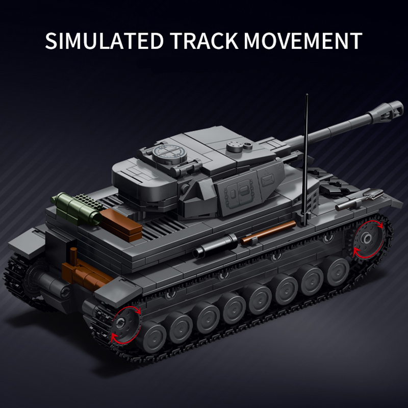 Militaire 1/35 schaal Panzerka - Lego Compatible Military Tank recensie en prijs