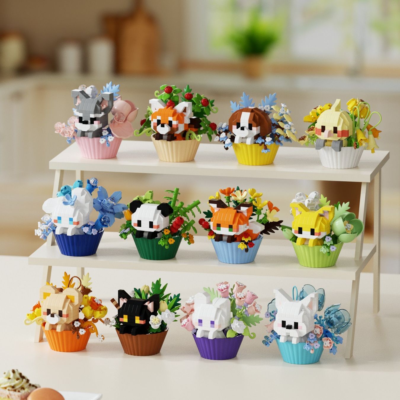 Schattige dierenserie in desse - Building Blocks recensie en prijs