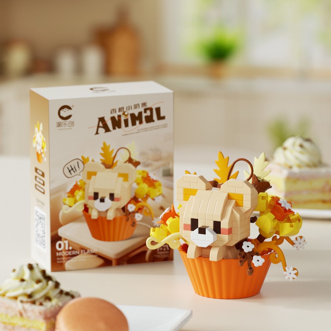 Schattige dierenserie in desse - Building Blocks recensie en prijs