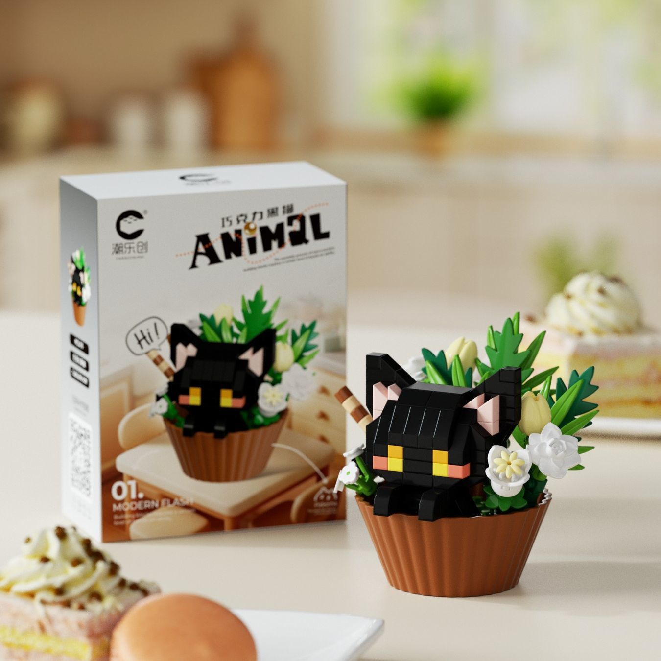 Schattige dierenserie in desse - Building Blocks recensie en prijs