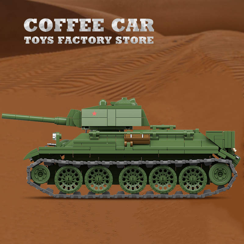 M4A3 Medium Tank Bouwstenen T3 - Lego Compatible Military Tank recensie en prijs